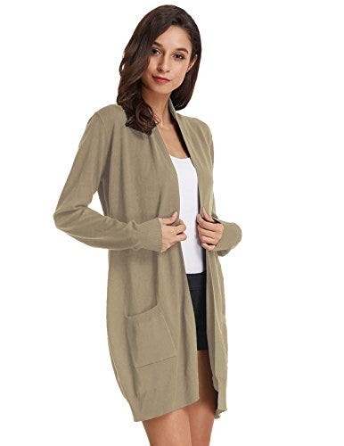Open Front Cardigan 