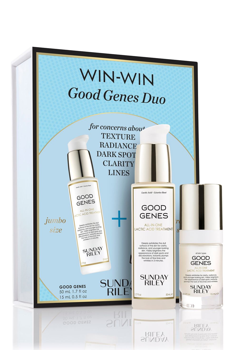 Good Genes All-in-One Lactic Acid Exfoliating Face Treatment Set