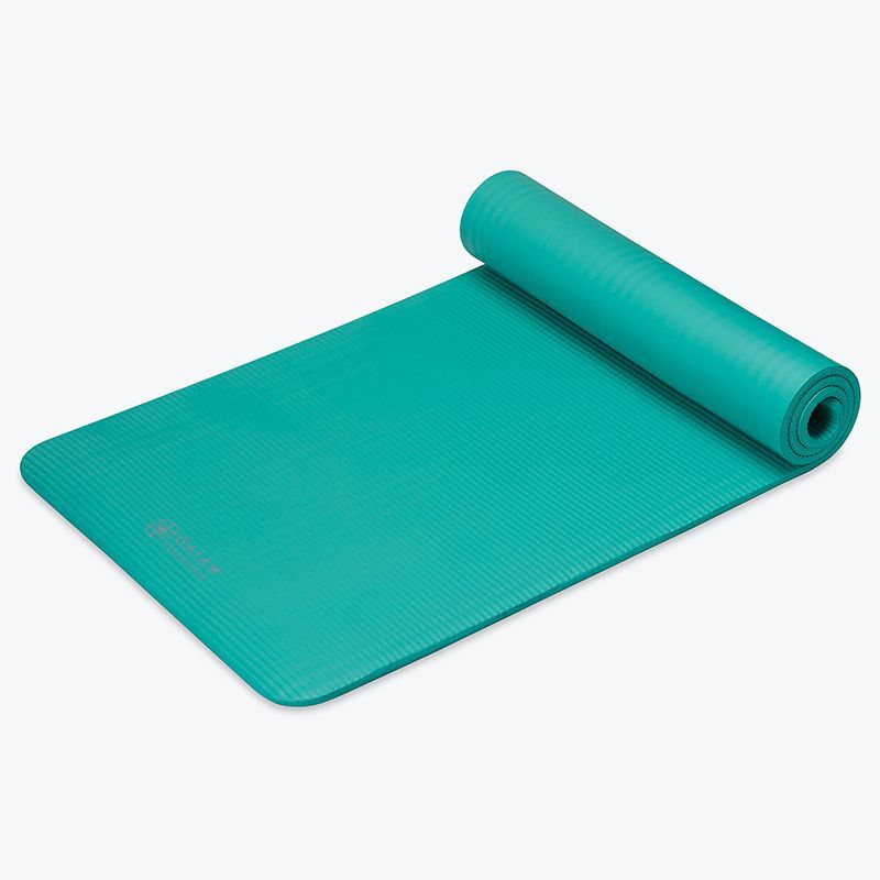 Gaiam Essentials Fitness 10mm Yoga Mat, Black