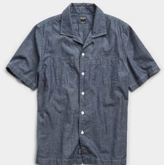 Japanese Chambray Camp Collar Shirt Japanese Chambray Camp Collar Shirt