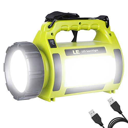 12SMD LED 270 Lumens Hand Torch Tiross Rechargeable Flashlight 1000mAh 3W 