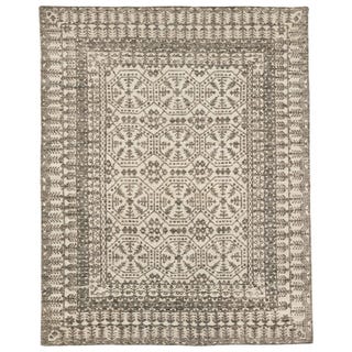 OKA Ely Rug Granite/White