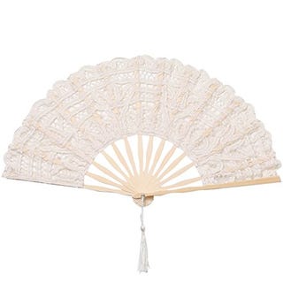 Cotton Lace Folding Handheld Fan