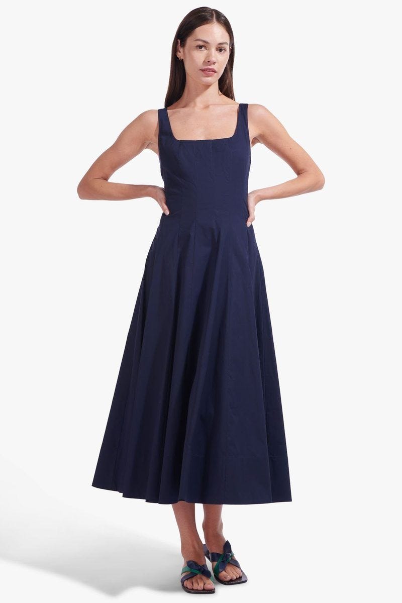 Wells Dress Navy 