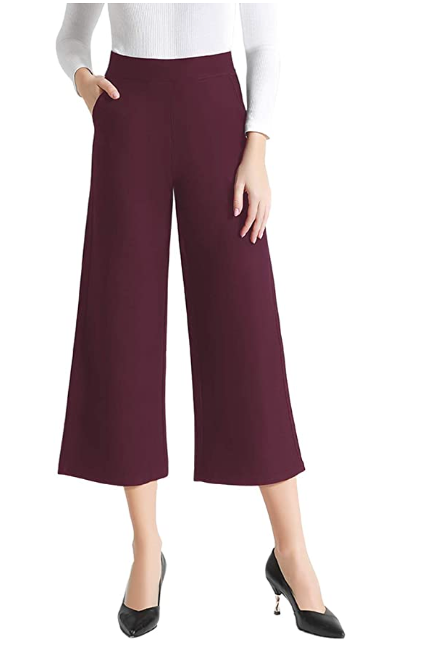 High Waist Wide Leg Pants