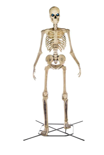 Home Depot S 12 Foot Tall Skeleton Is Back In Stock In Case You Missed Out Last Year