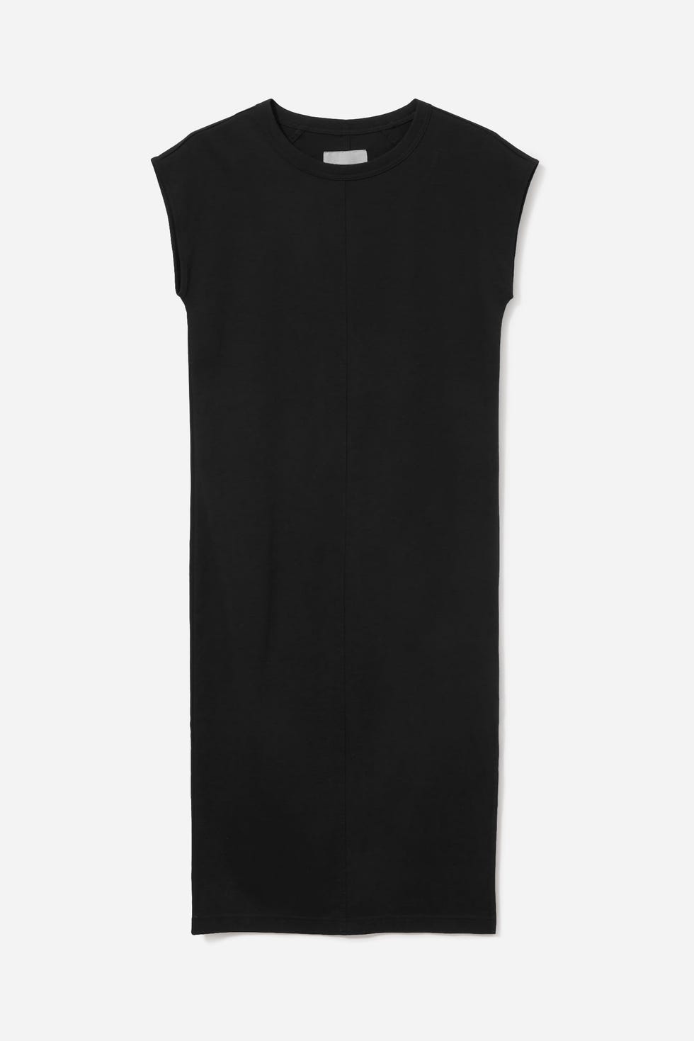 The Luxe Cotton Side-Slit Tee Dress