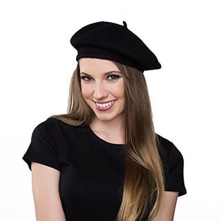 Black Beret Hat