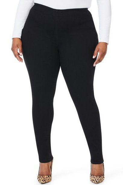 Plus-Size Rosa Curvy High-Waist Pull-On Ankle Jeggings