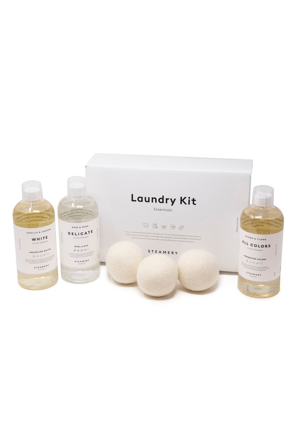 Laundry Essentials Detergent & Dryer Ball Kit