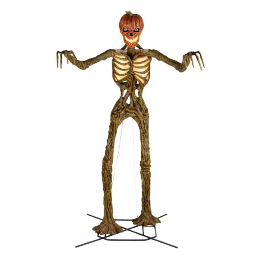 12-Foot Inferno Pumpkin Skeleton