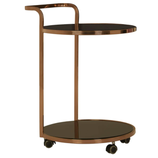 Jakson 2 Tier Gold Drinks Trolley