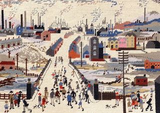 The Canal Bridge (Lowry) tapestry kit