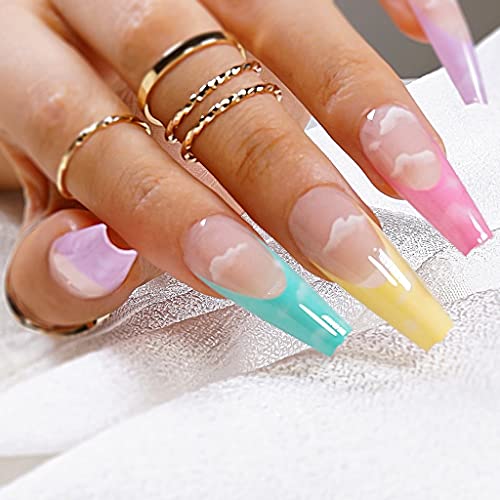 Press on Long Fake Nails Coffin Nails