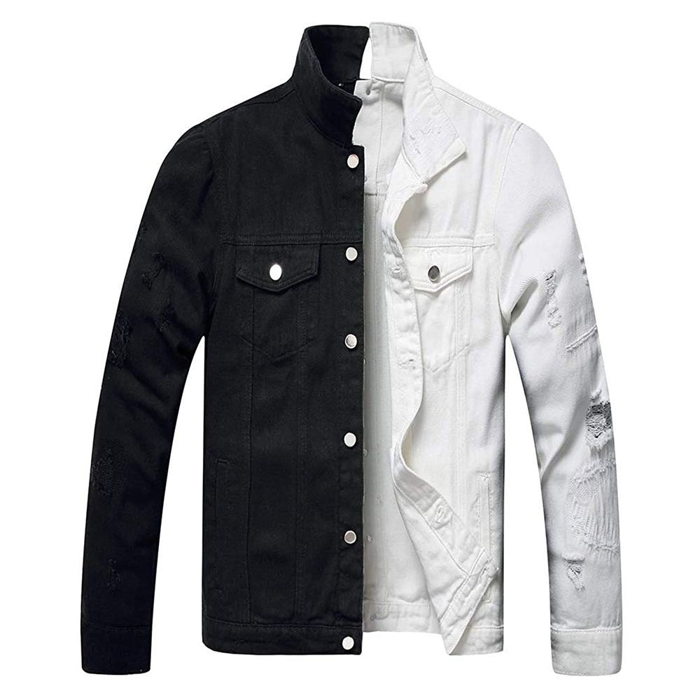 Separable Left and Right Jean Jacket for Men