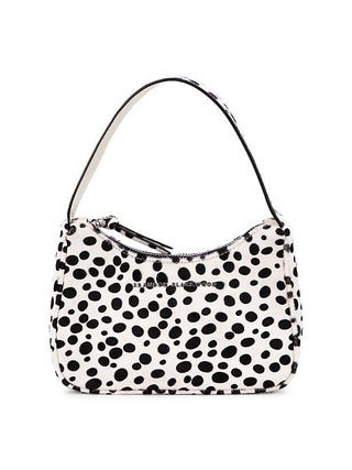 Syl Dalmation Ponyhair Top-Handle Satchel