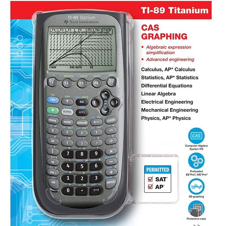 TI-89 Titanium CAS Graphing Calculator