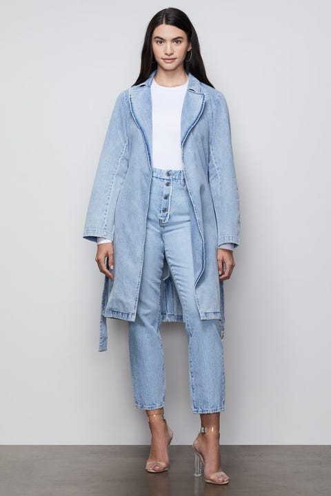 Top 20 Outfits Fall For Women's (2021) Denim Trench Coat