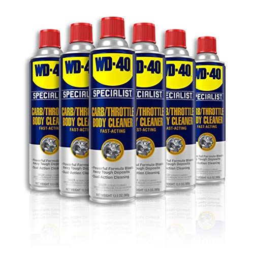 WD-40 Specialist Carb/Throttle Body & Parts Cleaner, 13.5 OZ [6-Pack]