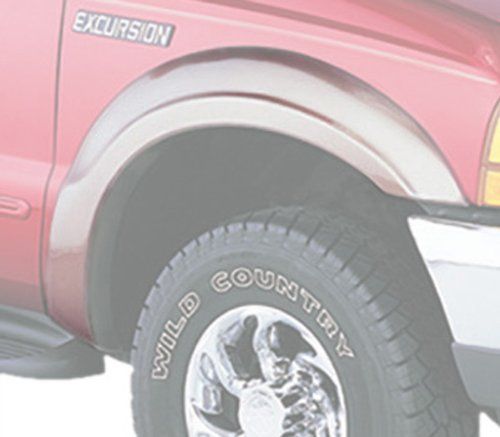 Bushwacker 20910-02 Black OE-Style Smooth Finish 4-Piece Fender Flare Set for 2000-2005 Ford Excursion