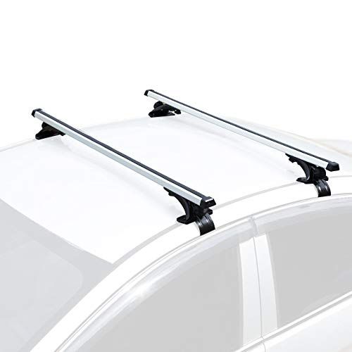 Universal Car Roof Top Rack Cross Bars - Clamps to Door Frame