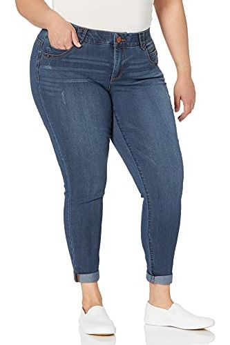 Democracy Plus-Size Ab Solution Ankle Skimmer Jean