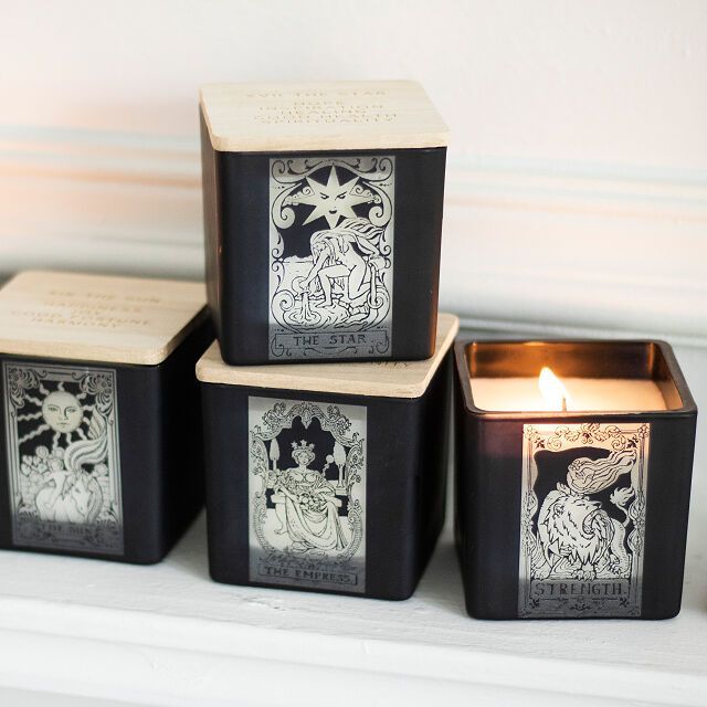 Uncommon Goods Tarot Card Candles