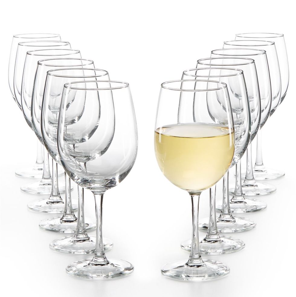 White Wine Glasses Set, 12-Pc.