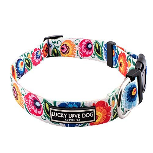Floral Collar for Large Dogs