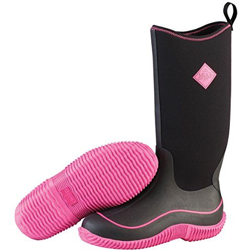 Multi-Season Pink Rubber Boot