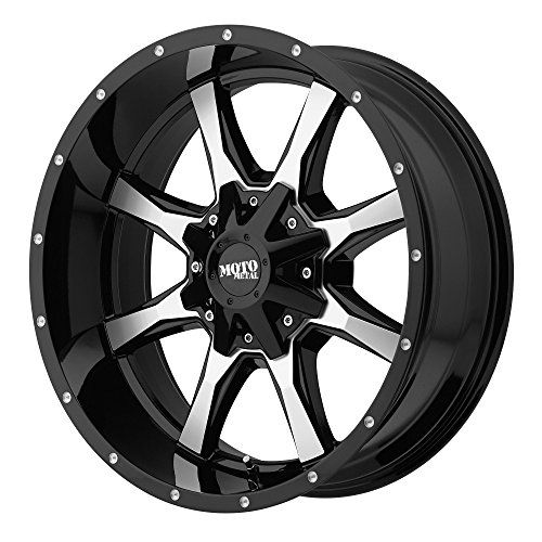 Moto Metal MO970 Gloss Black Wheel Machined With Milled Accents (17x8