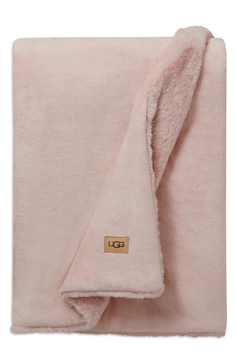 Ugg blanket discount with pom poms