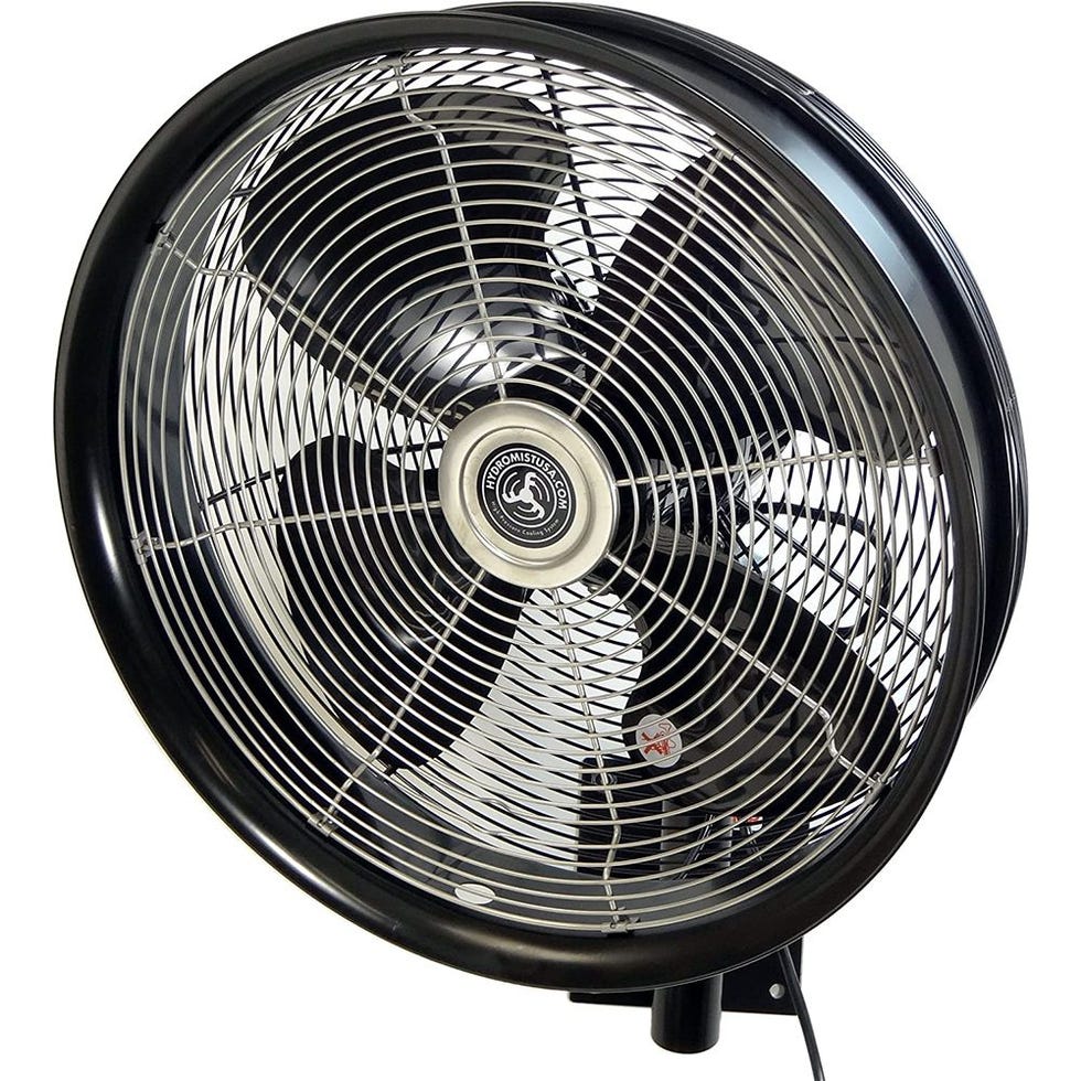 HydroMist 18-Inch Wall-Mount Oscillating Fan