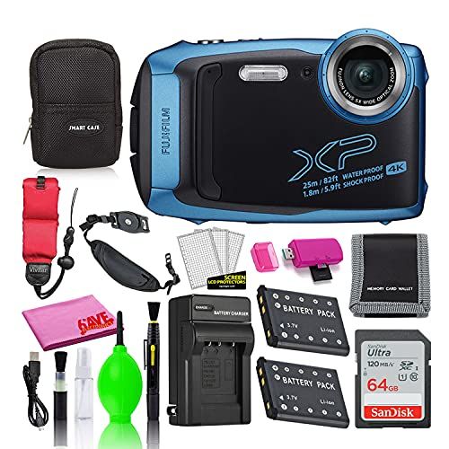 Fujifilm FinePix XP140 Waterproof Digital Camera + Accessories