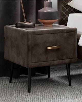 House Beautiful Ren 1 Drawer Bedside Table