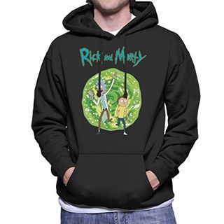 Rick and Morty men's hooded sweatshirt