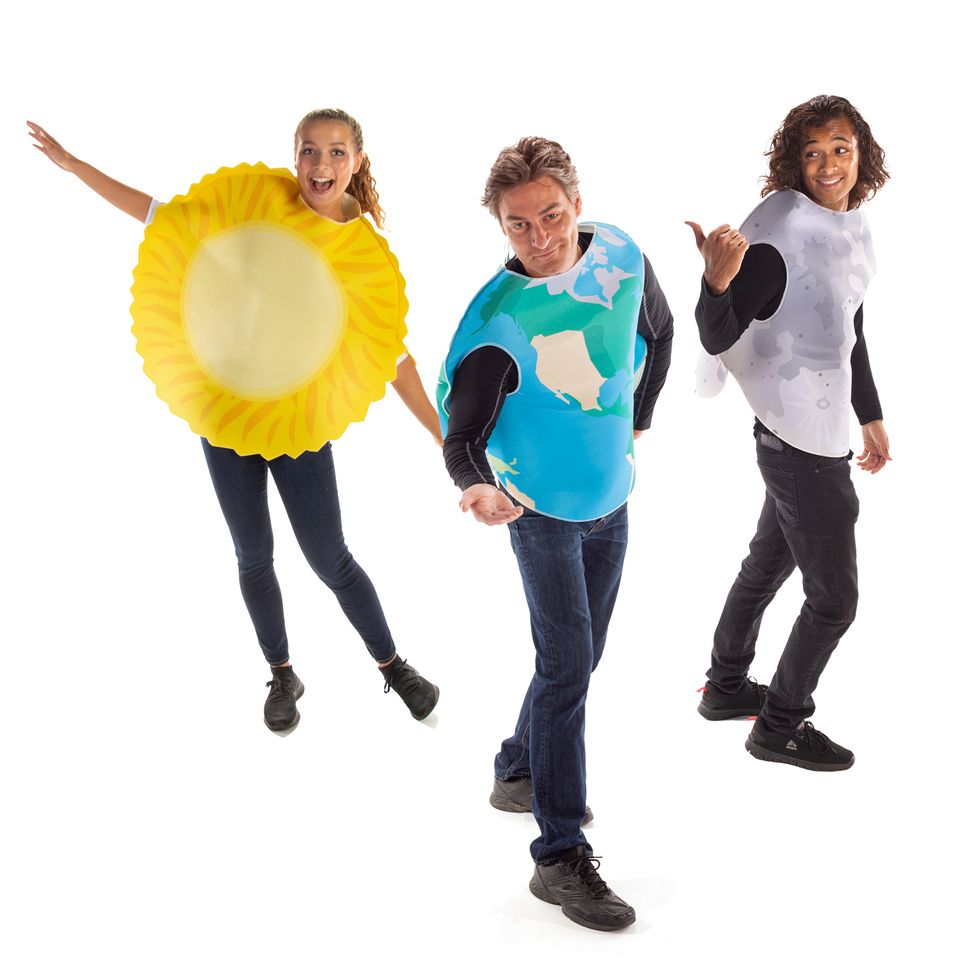 Hauntlook Rock Paper Scissors Halloween Costume Group Pack - Funny One-Size  Adult Outfits Multicolored