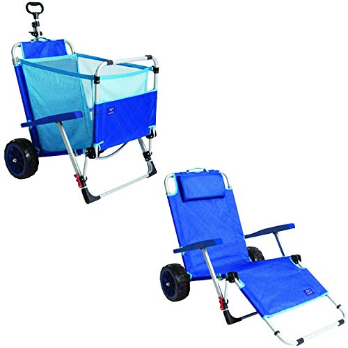 Lounge Chair Pull Cart Combination
