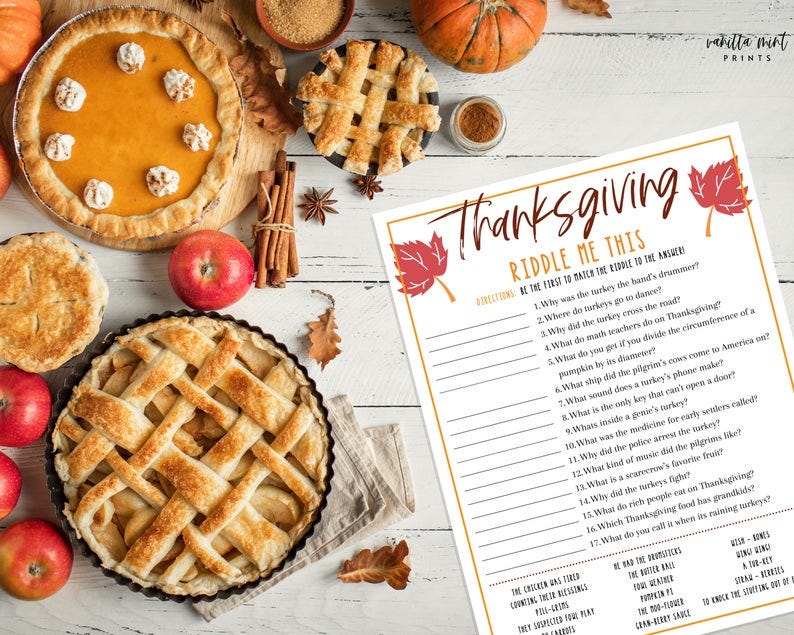 35 Thanksgiving Games for Kids and Adults