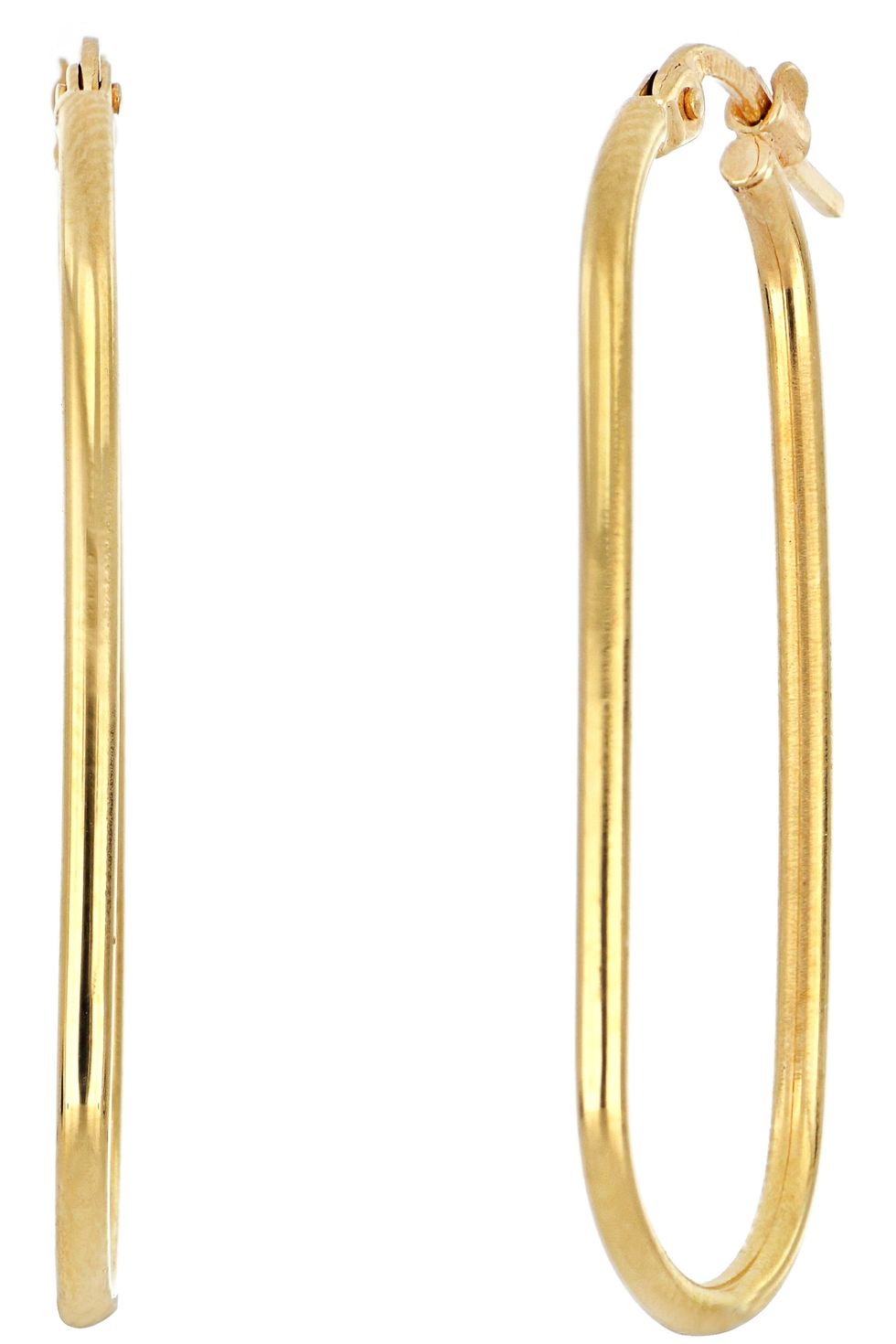 Bony Levy 14K Gold Medium Tube Hoop Earrings 