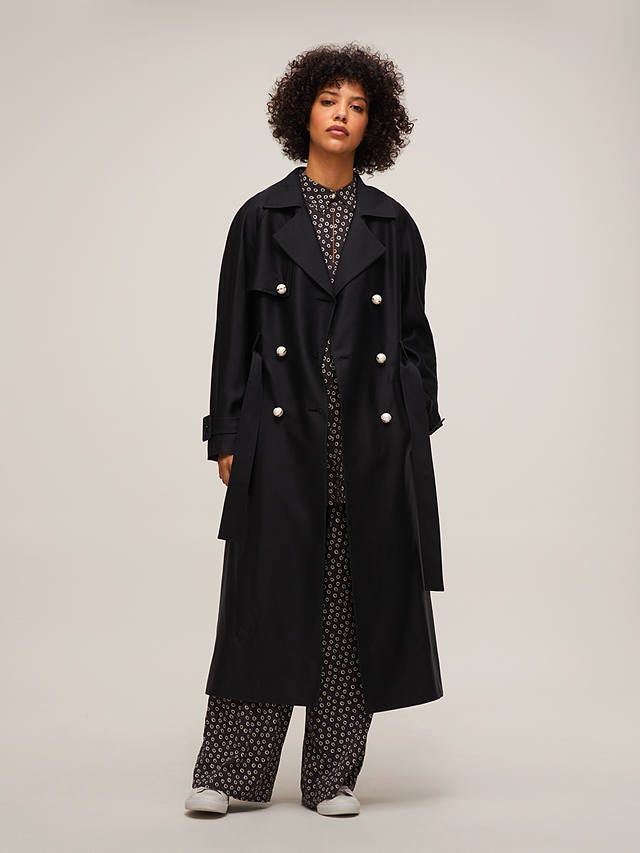 Longline Trench Coat, John Lewis, £220