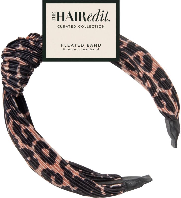 Leopard Pleated Band Headband