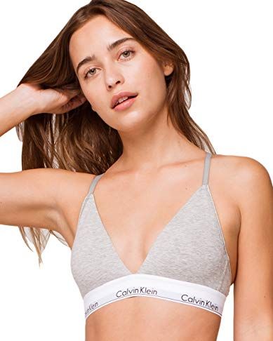 Padded Bralettes for Women Sewn in Pads Women's Comfortable Soft Cotton Cup  Front Buckle Medium and Old Age Large