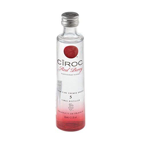 Red Berry Flavoured Vodka 5cl Miniature