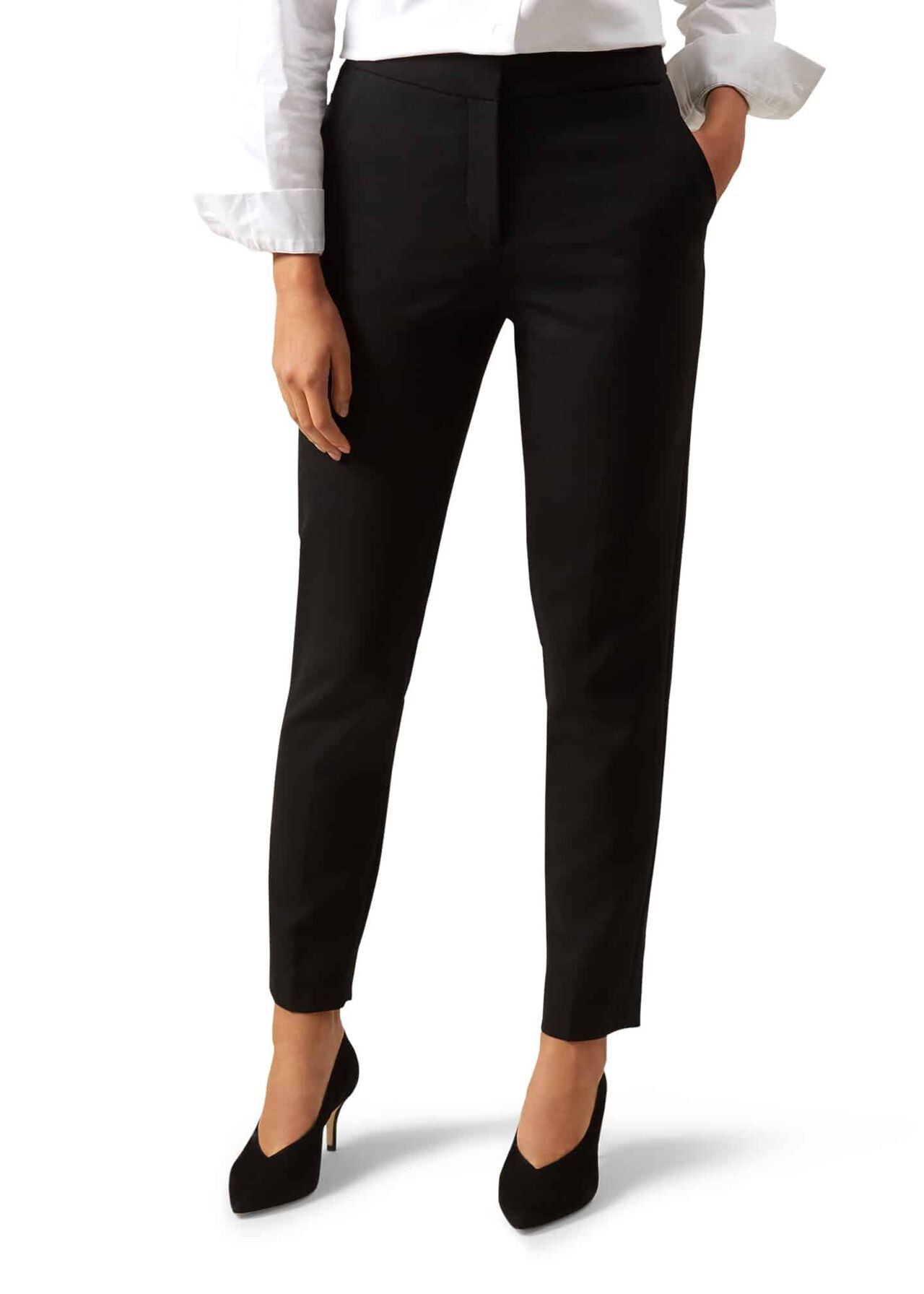 Buy Hobbs Black Pippa Wide Trousers from Next Ireland | Wide leg trousers,  Wide trousers, Trousers women