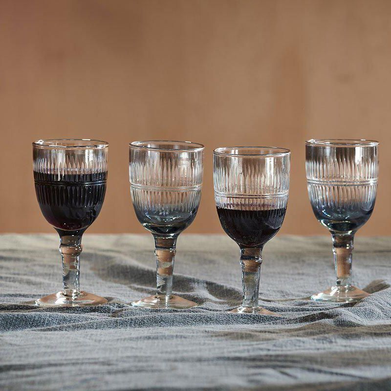 Abeeko Wine Glasses, Set of 4