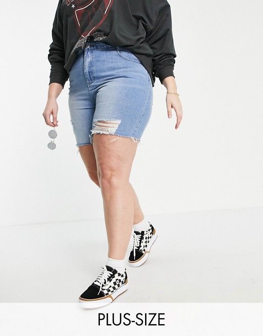 best plus size jean shorts