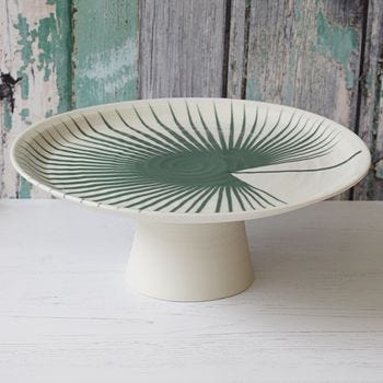 Fan Print Cake Stand, Notonthehighstreet, £60