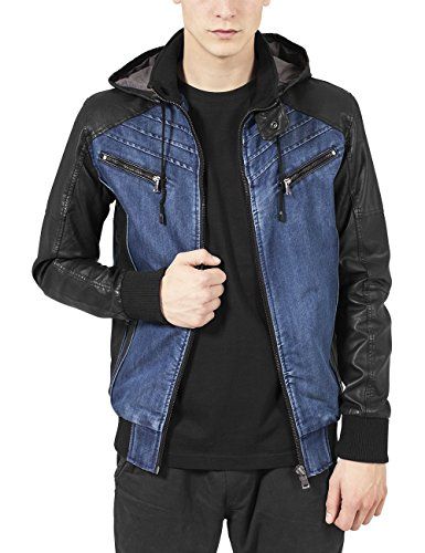 black blue jean jacket mens