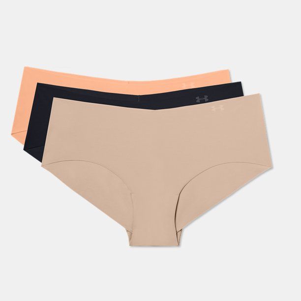 Under Armour UA Pure Stretch Women's Large Thong 3-Pack Tan